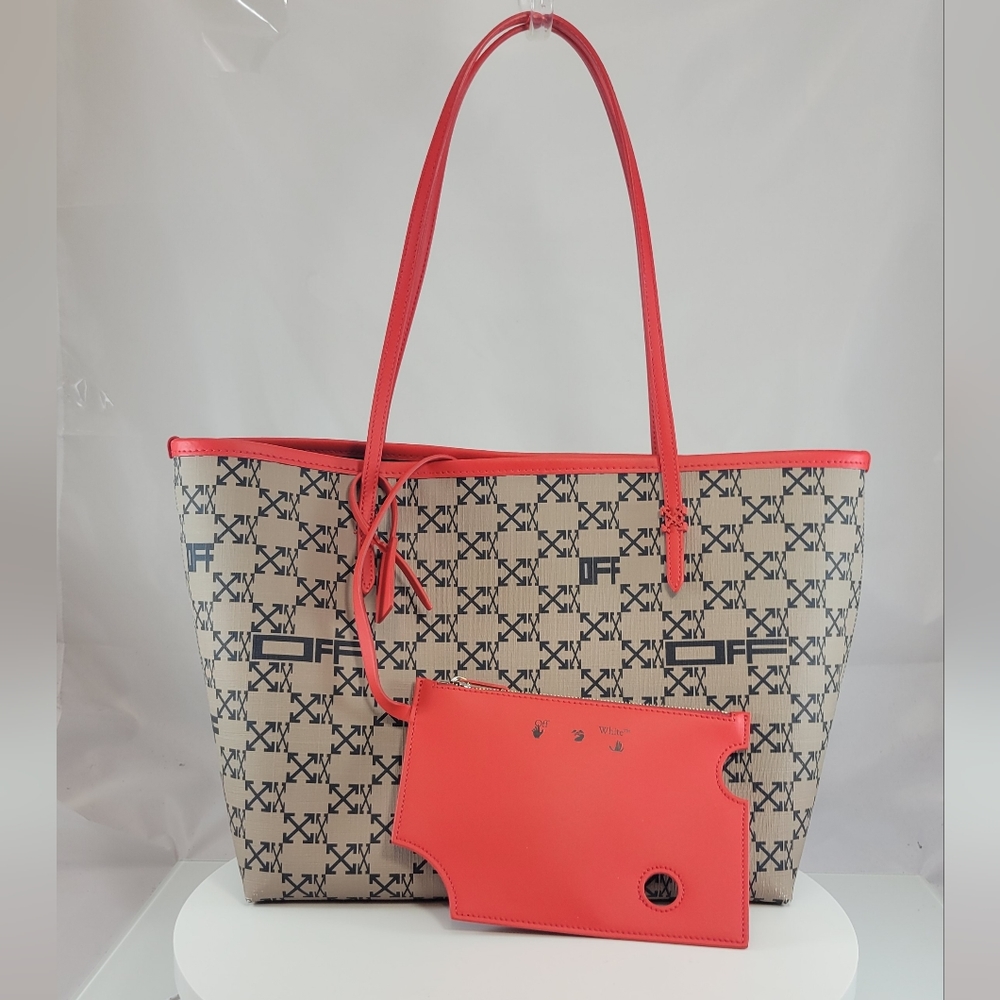 NEW! Off-White Day-Off 33 Monogram Arrows Logo Print Tote - Picture 9 of 17